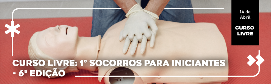 Curso Livre: 1º Socorros para Iniciantes - 6ª Edição